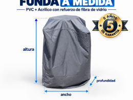 Funda de exterior para sillas de jardin apiladas y otros muebles a medida