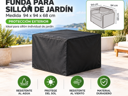 Funda Sillón de exterior grande 94 x 94x 68cm