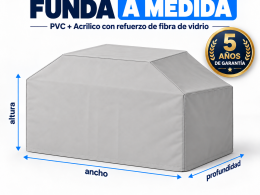 Funda exterior a medida piramidal con caida
