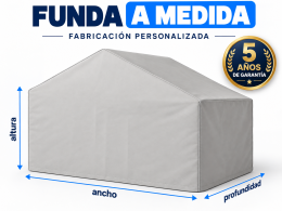 Funda exterior a medida piramidal con caida